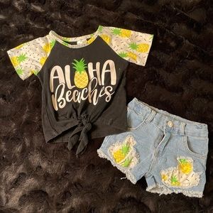 ⚜️2/$20⚜️ALOHA BEACHES OUTFIT